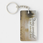 Erfolgreiche Motivation Affirmation Schlüsselanhänger (Vorderseite)