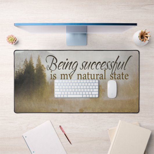 Erfolgreiche Motivation Affirmation Schreibtischunterlage (Büro 1)