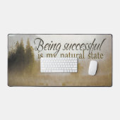 Erfolgreiche Motivation Affirmation Schreibtischunterlage (Tastatur & Maus)