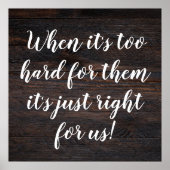 Erfolgreiche Motivierend Inspirationsbehandlung Poster (Vorne)