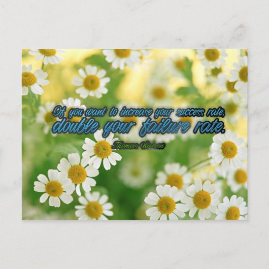 Erfolgreiche Motivierend Postkarte (Vorderseite)