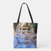 Erfolgreiche Power zitieren Goldcoach-Fotografie Tasche (Rückseite)