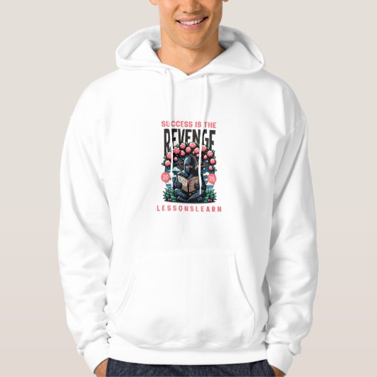ERFOLGREICHE RACHE LERNEN PULLOVER HOODIE FÜR MÄNN (Vorderseite)