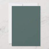 ERFOLGREICHE SCHICHTKRAFT WATERCOLOR BABY DUSCHE EINLADUNG (Rückseite)