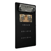 Erfolgreiche Selbstverbesserung Motivierend Zitat  Mini Klemmbrett (Schrägansicht)