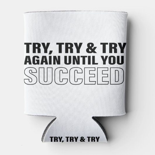 Erfolgreiche Tipps Motivierend Zitat Kunst Zitat K Dosenkühler (Vorderseite)