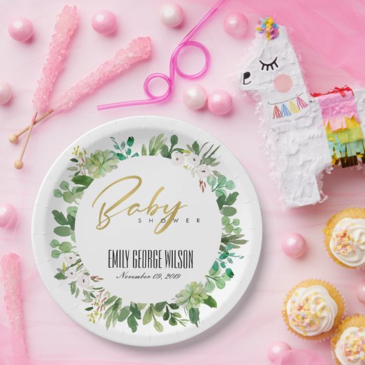 ERFOLGREICHE WASSERSPIELUNG PAPPTELLER (Party)