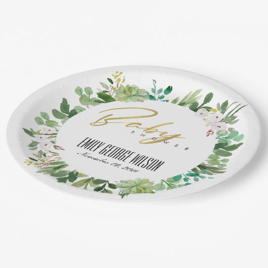 ERFOLGREICHE WASSERSPIELUNG PAPPTELLER (Schrägansicht)