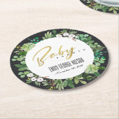 ERFOLGREICHE WASSERSPIELUNG RUNDER PAPPUNTERSETZER (Angewinkelt)