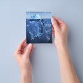 Erfolgreicher Eisberg - motivieren, inspiriert Flyer (Gruppe)