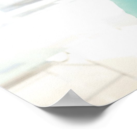 Erfolgreicher Gewichtsverlust. Glückliche Frau, di Poster (Ecke)