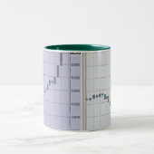 Erfolgreicher Händler Zweifarbige Tasse (Mittel)