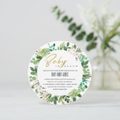 ERFOLGREICHER KRIEGSBABY IN BLOOM DUSCHE EINLADUNG (Stehend Vorderseite)