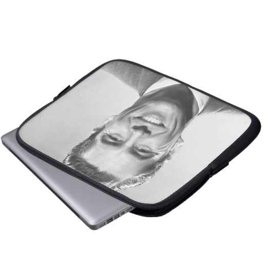 Erfolgreicher Mann Laptopschutzhülle (Vorne Knopf)