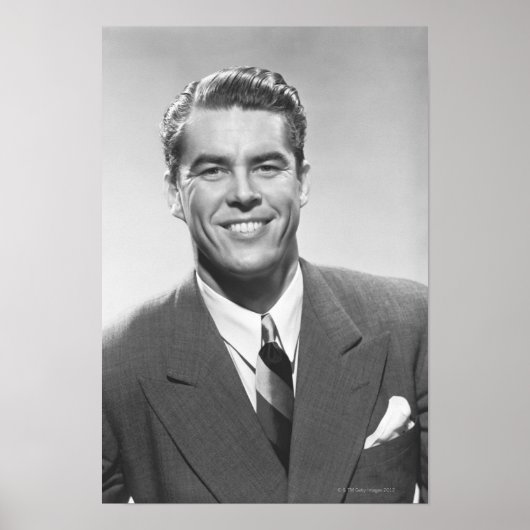 Erfolgreicher Mann Poster (Vorne)