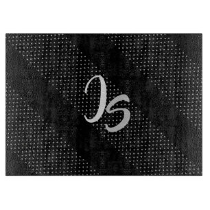 Erfolgreiches Businessman Personal Silver Monogram Schneidebrett