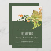 ERFOLGREICHES CACTUS-BRAUTPARTY EINLADUNG (Vorne/Hinten)