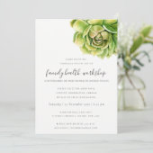 ERFOLGREICHES CACTUS WATERCOLOR-GESPRÄCH SEMINAR EINLADUNG (Stehend Vorderseite)