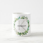 ERFOLGREICHES EUCALYPTUS FOLIAGE WATERCOLOR-MONOGR KAFFEETASSE (Mittel)