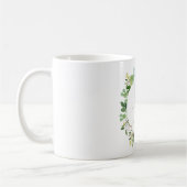 ERFOLGREICHES EUCALYPTUS FOLIAGE WATERCOLOR-MONOGR KAFFEETASSE (Links)
