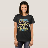 Erfolgreiches Fischen. T-Shirt (Vorne ganz)