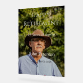 Erfolgreiches Foto Jahr der Dienstjahre Acrylschild (Winkel)