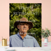 Erfolgreiches Foto Jahr der Dienstjahre Acrylschild (Hochzeit)