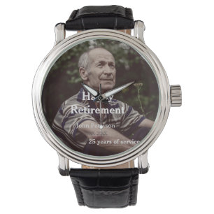 Erfolgreiches Foto Jahr der Dienstjahre Armbanduhr