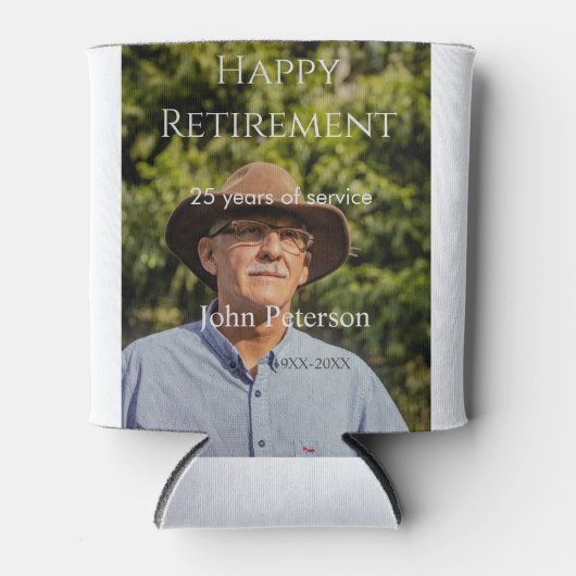 Erfolgreiches Foto Jahr der Dienstjahre Dosenkühler (Vorderseite)