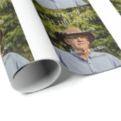 Erfolgreiches Foto Jahr der Dienstjahre Geschenkpapier (Rolleneckpunkt)