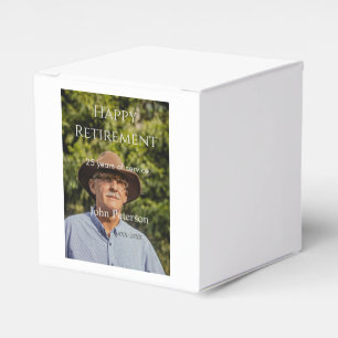 Erfolgreiches Foto Jahr der Dienstjahre Geschenkschachtel