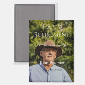 Erfolgreiches Foto Jahr der Dienstjahre Magnet (Vorderseite/Rückseite)