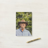 Erfolgreiches Foto Jahr der Dienstjahre Post-it Klebezettel (Auf Schreibtisch)