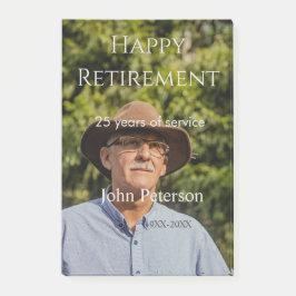 Erfolgreiches Foto Jahr der Dienstjahre Post-it Klebezettel