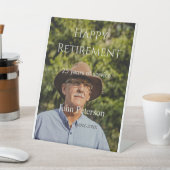 Erfolgreiches Foto Jahr der Dienstjahre Sockelschild (In SItu)