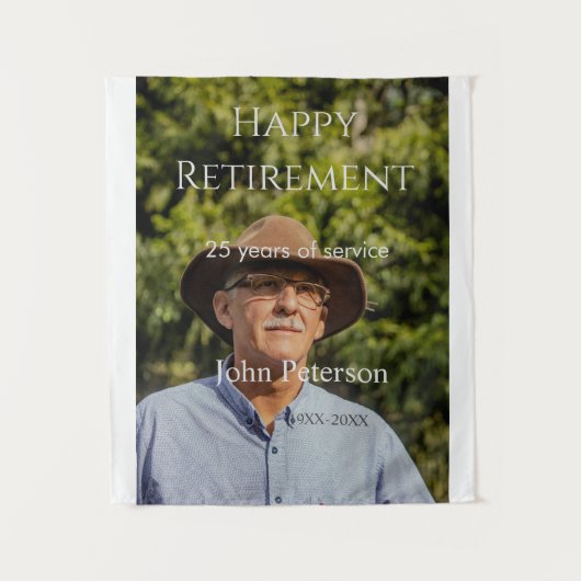 Erfolgreiches Foto Jahr der Dienstjahre Wandteppich (Vorderseite)