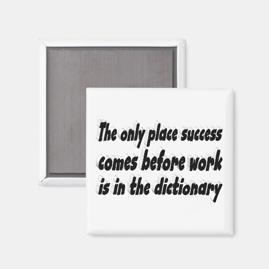 Erfolgreiches Motivierend Angebot Magnet (Vorderseite/Rückseite)