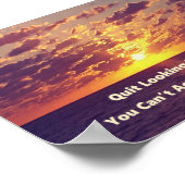 Erfolgreiches Motivierend Zitat-Poster Poster (Ecke)