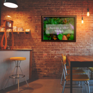 Erfolgreiches Weisheit Sprichwort Foto Poster