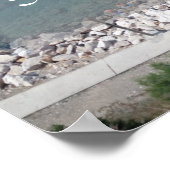 Erfolgreiches Weisheit Sprichwort Foto Poster (Ecke)