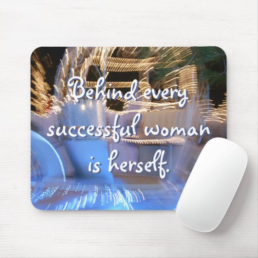 Erfolgreiches Zitatskript für Frauen, Girly Prince Mousepad (Mit Mouse)
