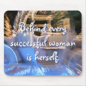 Erfolgreiches Zitatskript für Frauen, Girly Prince Mousepad (Vorne)