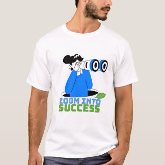 Erfolgreiches Zoom-Motiv-T-Shirt-Design |  T-Shirt