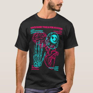 Erfolgs Basistools Anatomisches Herz Auge Gehirn S T-Shirt