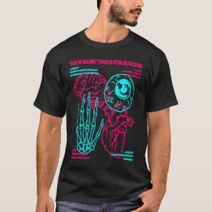 Erfolgs Basistools Anatomisches Herz Auge Gehirn S T-Shirt
