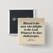 Erfolgs-Psalm-1:1 - 3 Abbrev Button (Vorne & Hinten)
