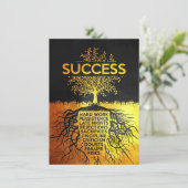 Erfolgs-Tree-Fehler Einladung (Stehend Vorderseite)