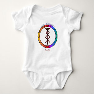 Erfolgs- und Wohlstands-Bindrune-Babys Bodysuit Baby Strampler
