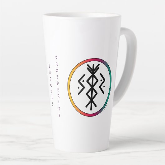 Erfolgs- und Wohlstandsbindung Latte-Tasse Milchtasse (Rechte Ecke)