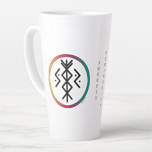 Erfolgs- und Wohlstandsbindung Latte-Tasse Milchtasse (Linke Ecke)